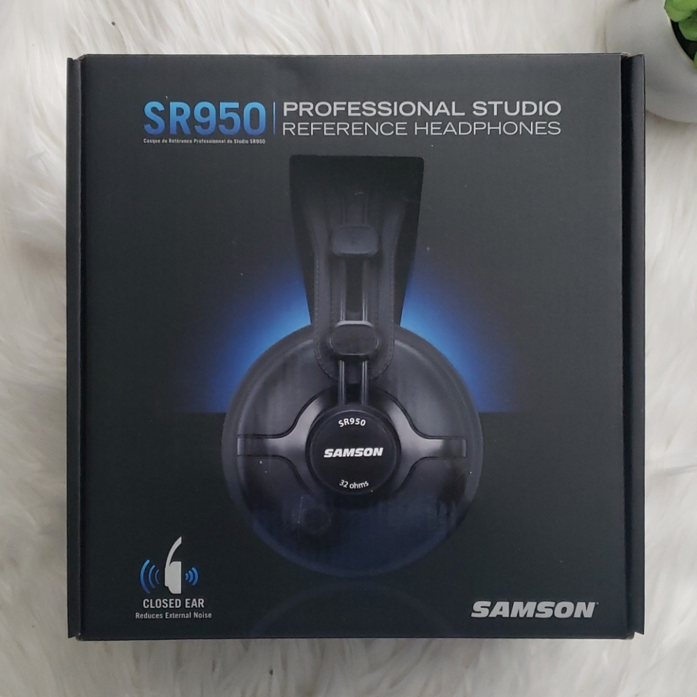 Samson SR950 Black Professional Studio Headphones